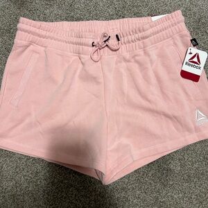 PINK REEBOK SHORTS